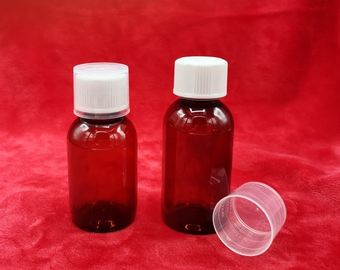 Flessen van het schroefdeksel de Farmaceutische HUISDIER, 69mm Hoogte Plastic Fles voor Geneeskunde