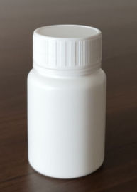 De ronde Plastic Fles van 60ml, Witte Geneeskundefles met het Gewicht van GLB 13.6g